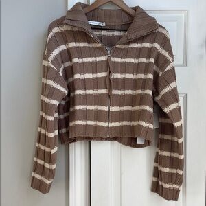 Altar'd State chunky cardigan in Mocha